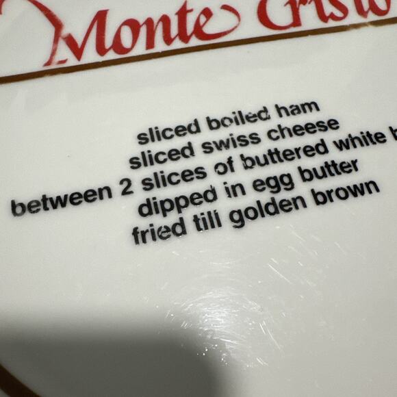 Taste Setter Sandwich Recipe Plates Graphic Gourmet 1970s by SIGMA Made in Japan - Picture 13 of 16